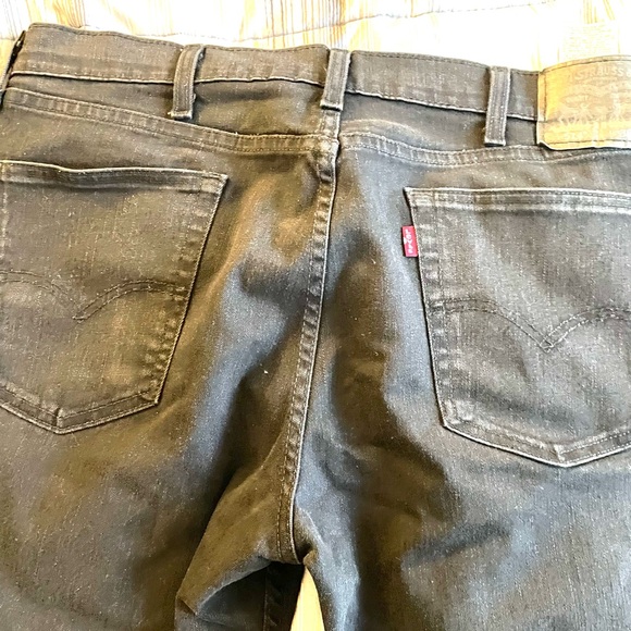 Levi’s 514 straight fit jeans. Black - Picture 3 of 4